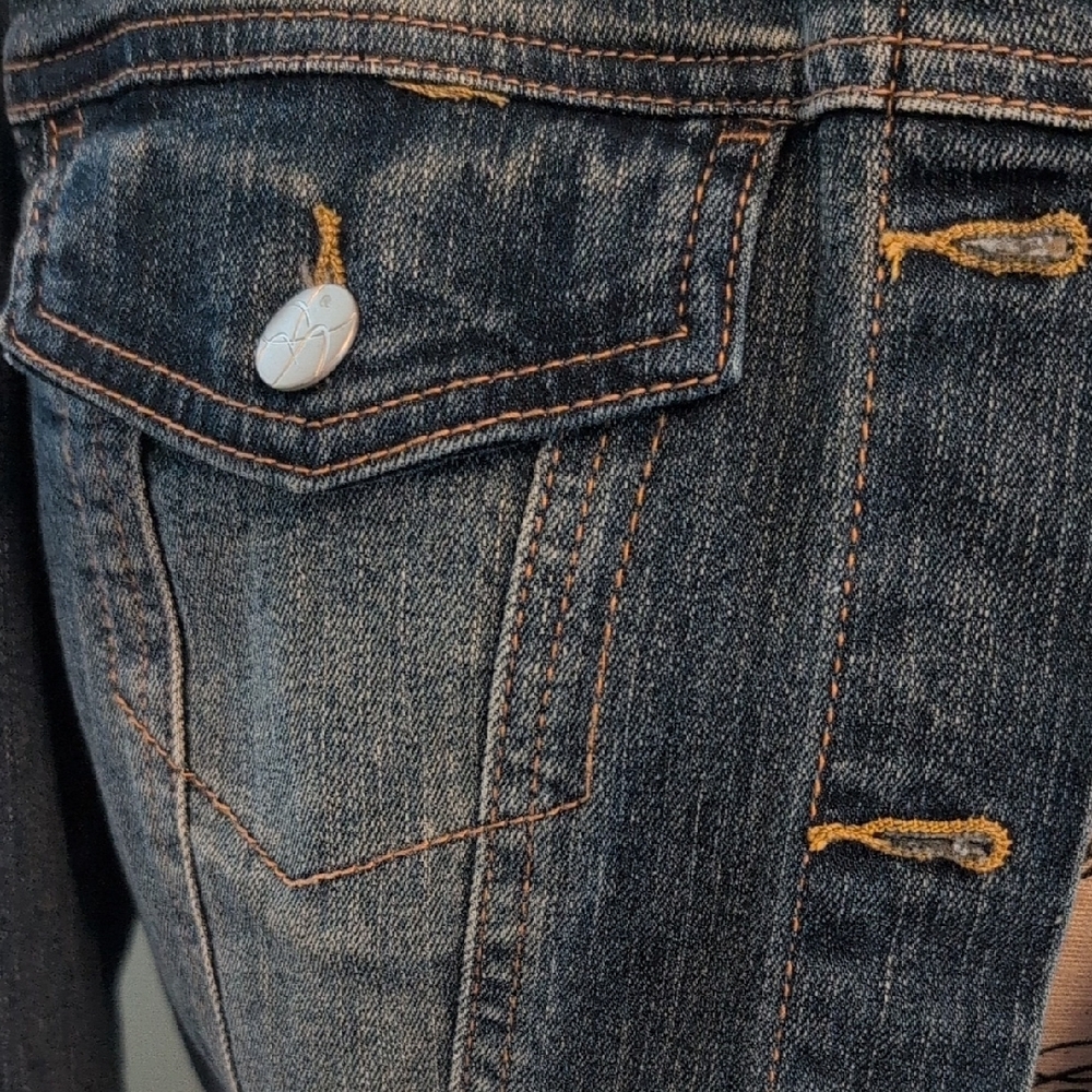 Jessica Simpson Pixie Blue Denim Jacket - image 6